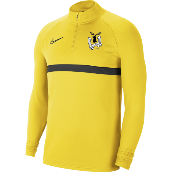 NBH Yellow Nike Academy 21 Drill Top